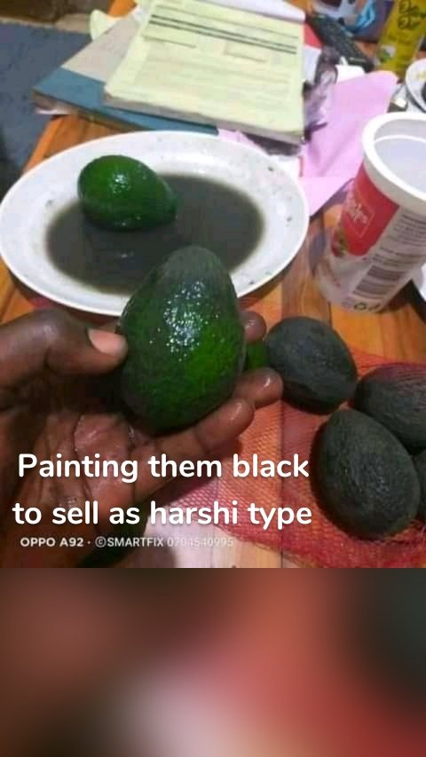 Painting them black to sell as harshi type